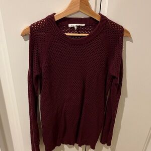 BCBGeneration Burgundy Knit Sweater